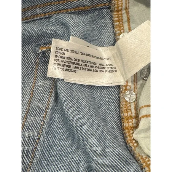 Universal Thread Womens Mid Rise 90s Baggy Studded Side Detail Denim Size 10 - Picture 6 of 7